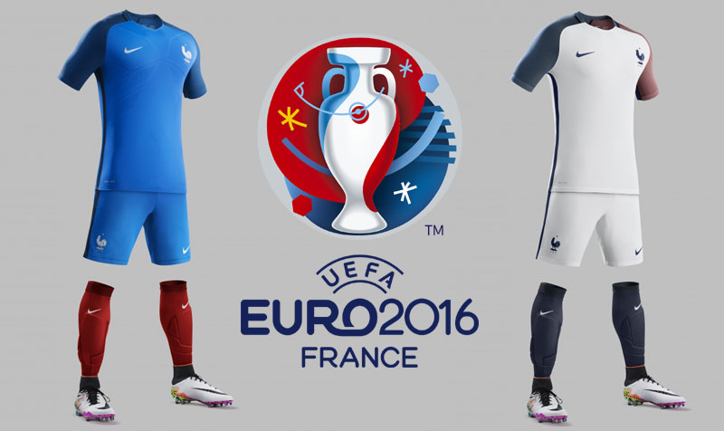 Euro 2016: Les Maillots de l'Equipe de France de Football
